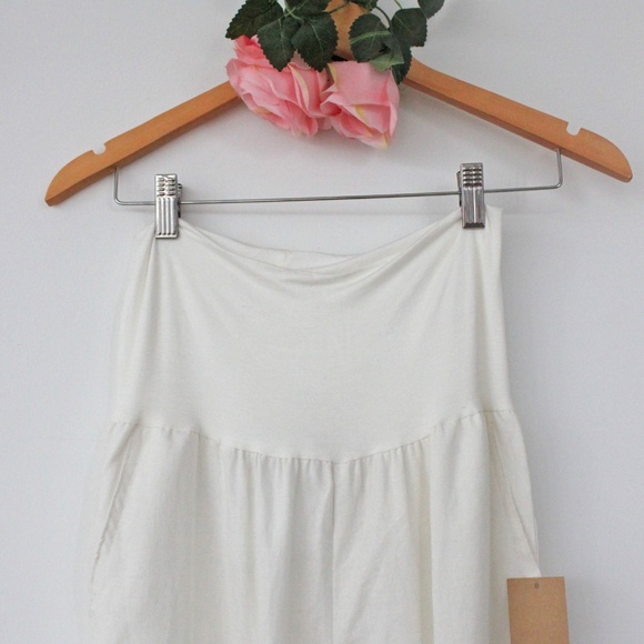 White Linen Pants - Picture 3 of 3